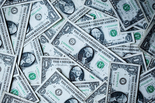 A pile of money